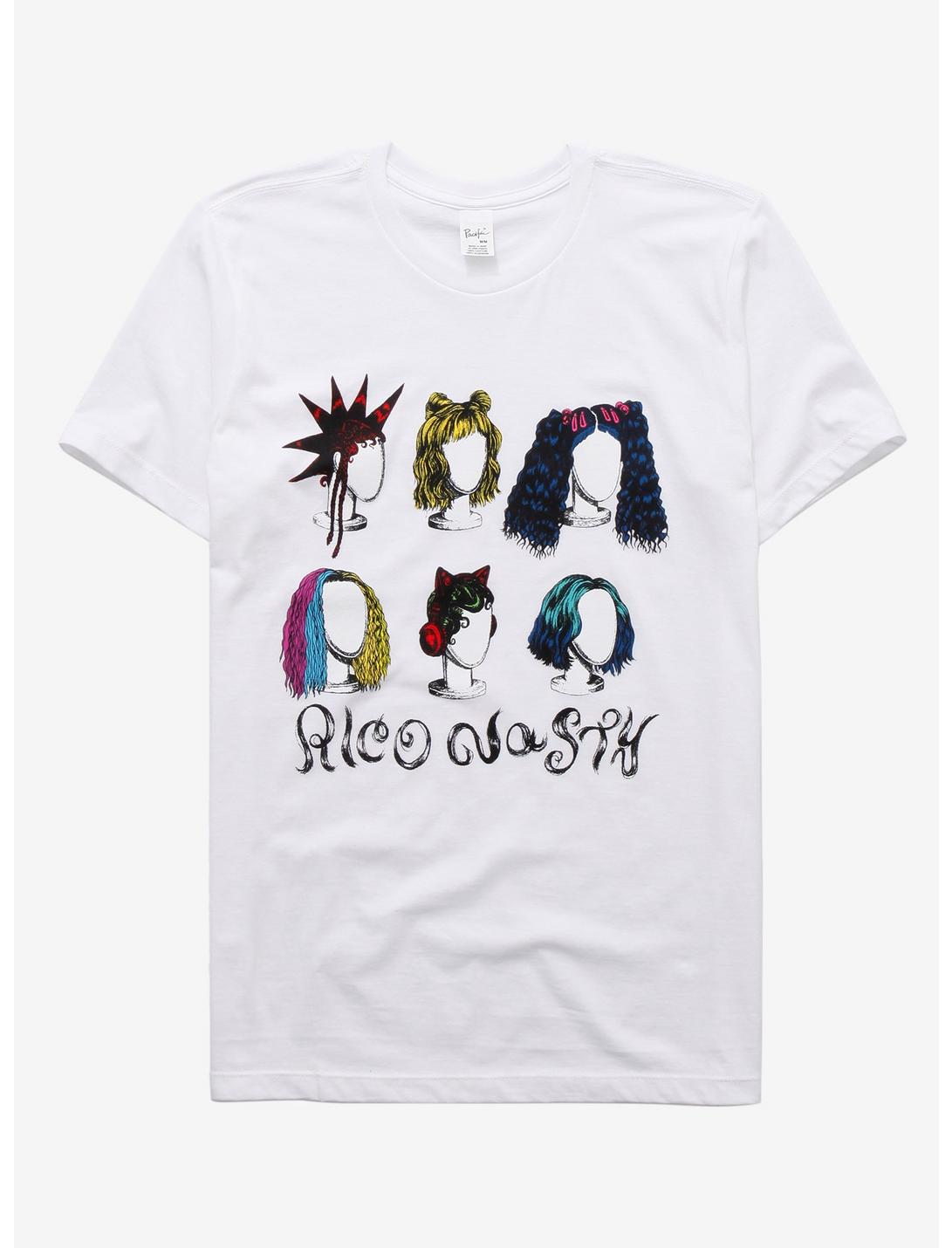 Rico Nasty Wigs T-Shirt, BLACK, hi-res