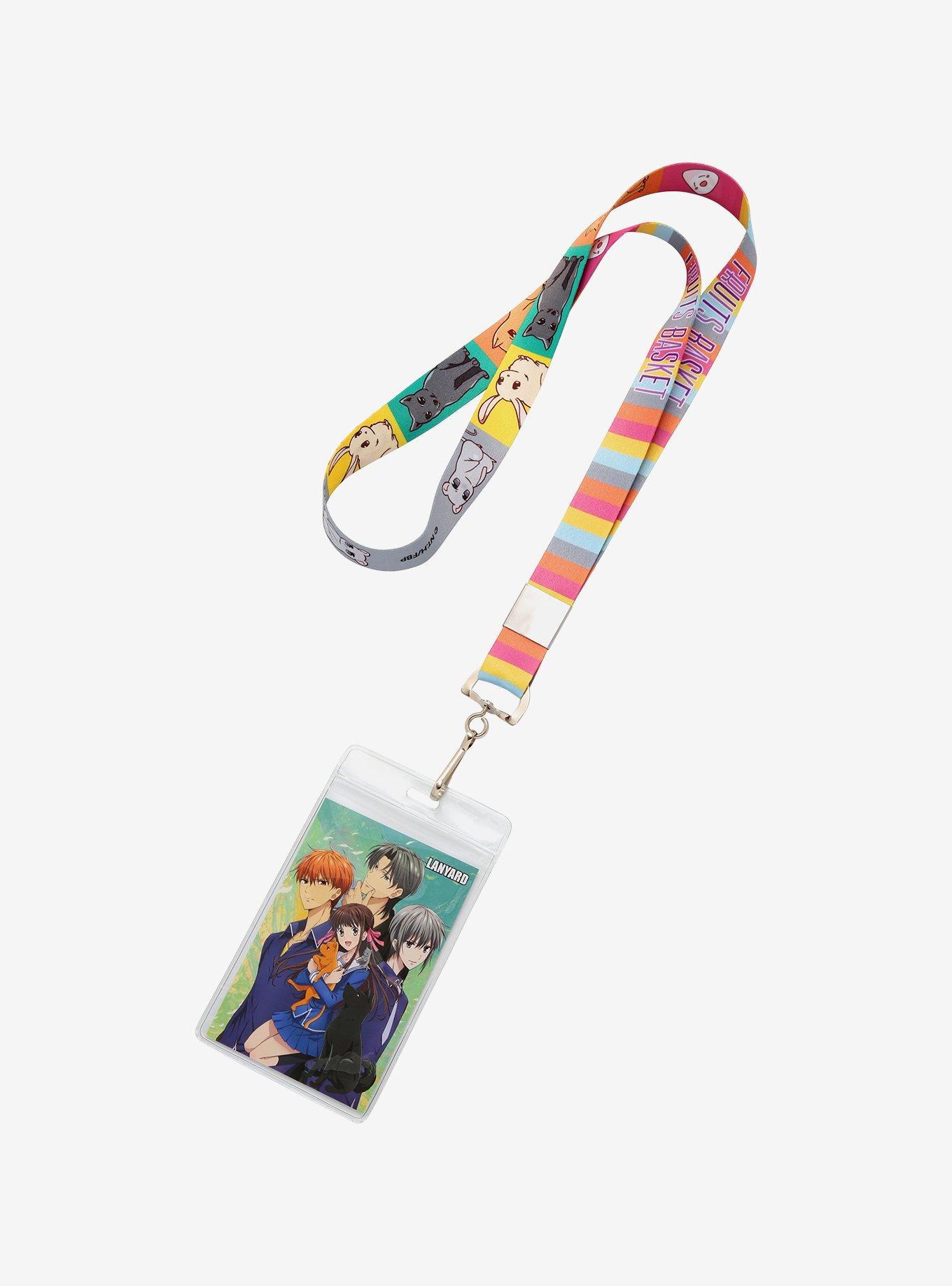 Fruits Basket Animals & Stripe Lanyard, , hi-res