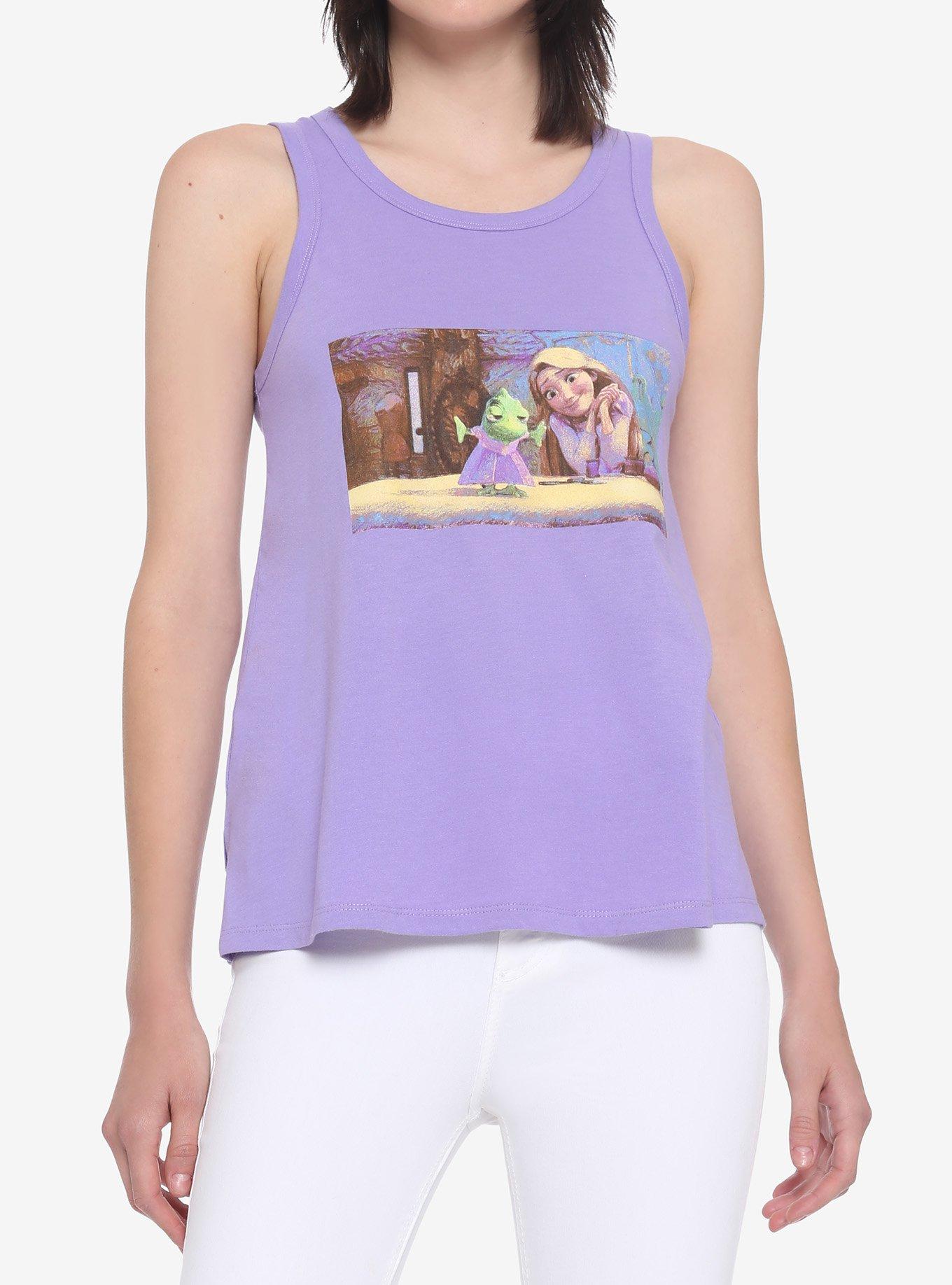 Disney Tangled Pascal Rapunzel Dress Girls Tank Top, MULTI, hi-res