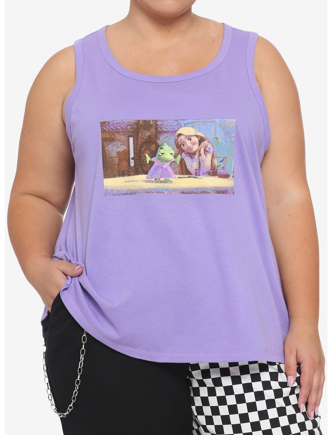 Disney Tangled Pascal Rapunzel Dress Girls Tank Top Plus Size, MULTI, hi-res