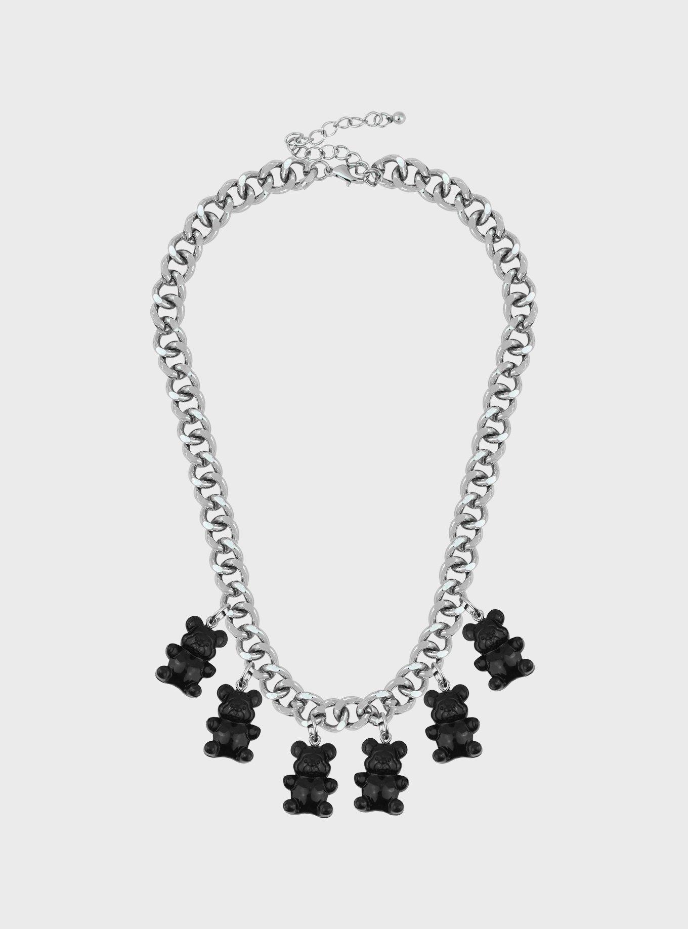 Black Candy Bear Chain Choker | Hot Topic