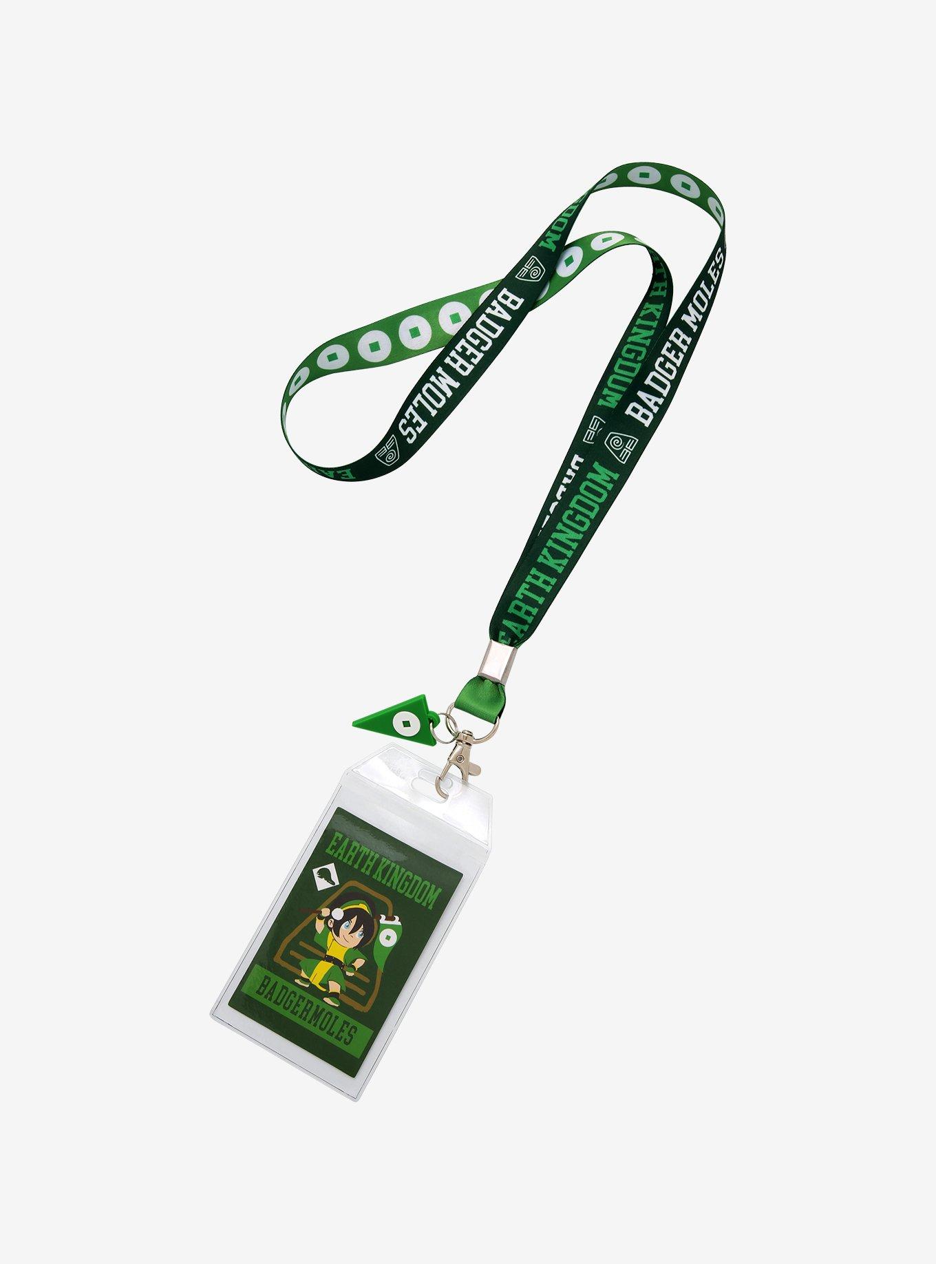 Avatar: The Last Airbender Earth Kingdom Badger Moles Lanyard - BoxLunch Exclusive, , hi-res
