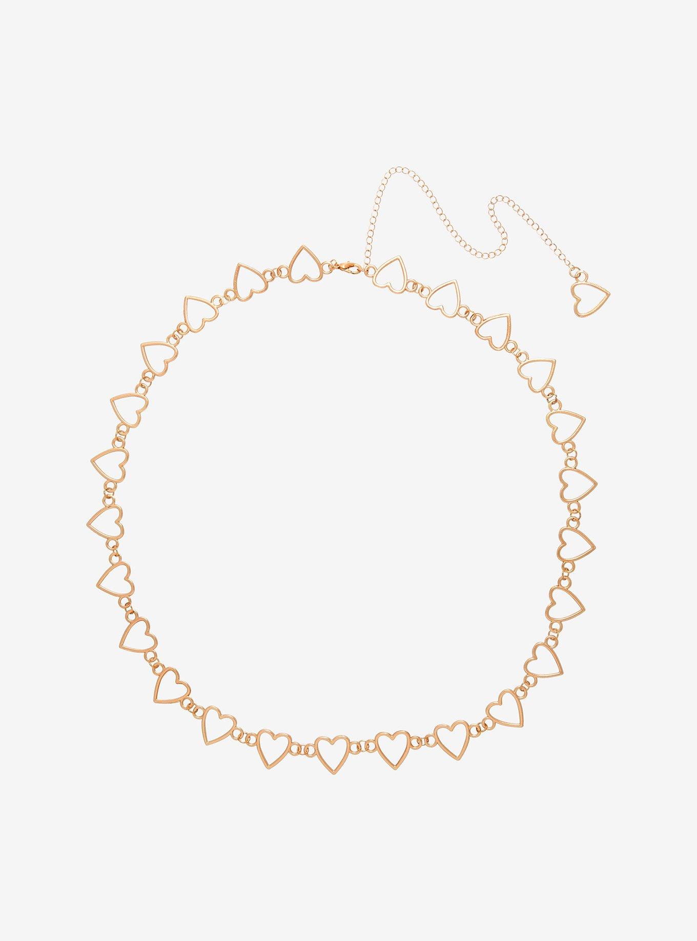 Gold Hearts Belly Chain | Hot Topic