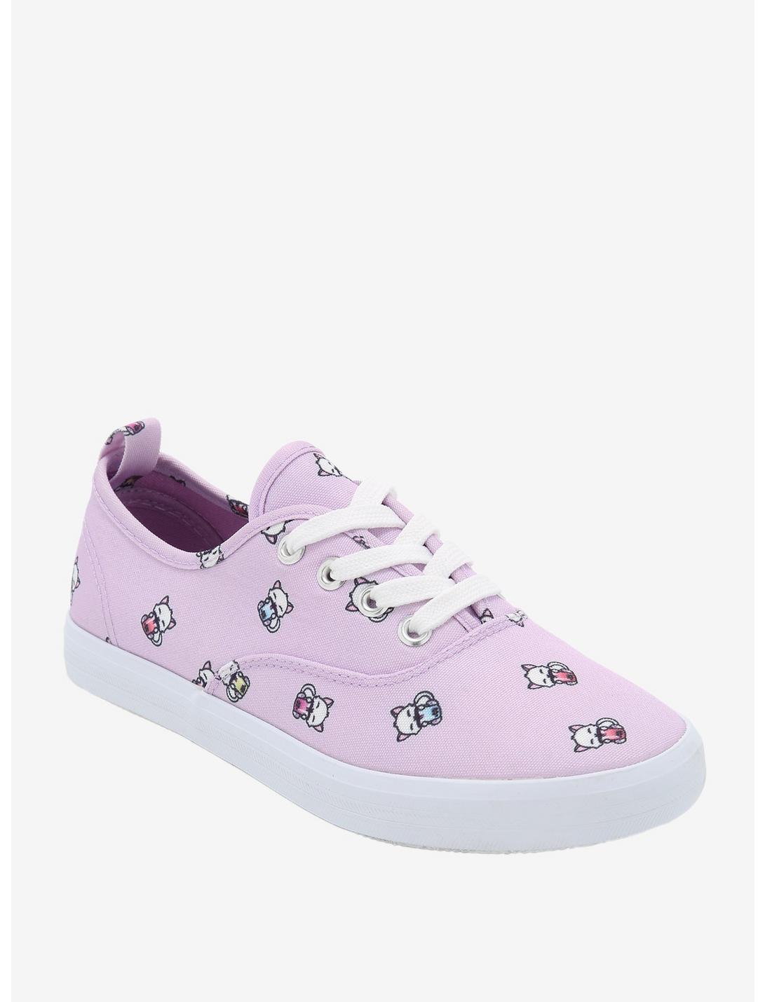 Boba Cats Lilac Lace-Up Sneakers, MULTI, hi-res