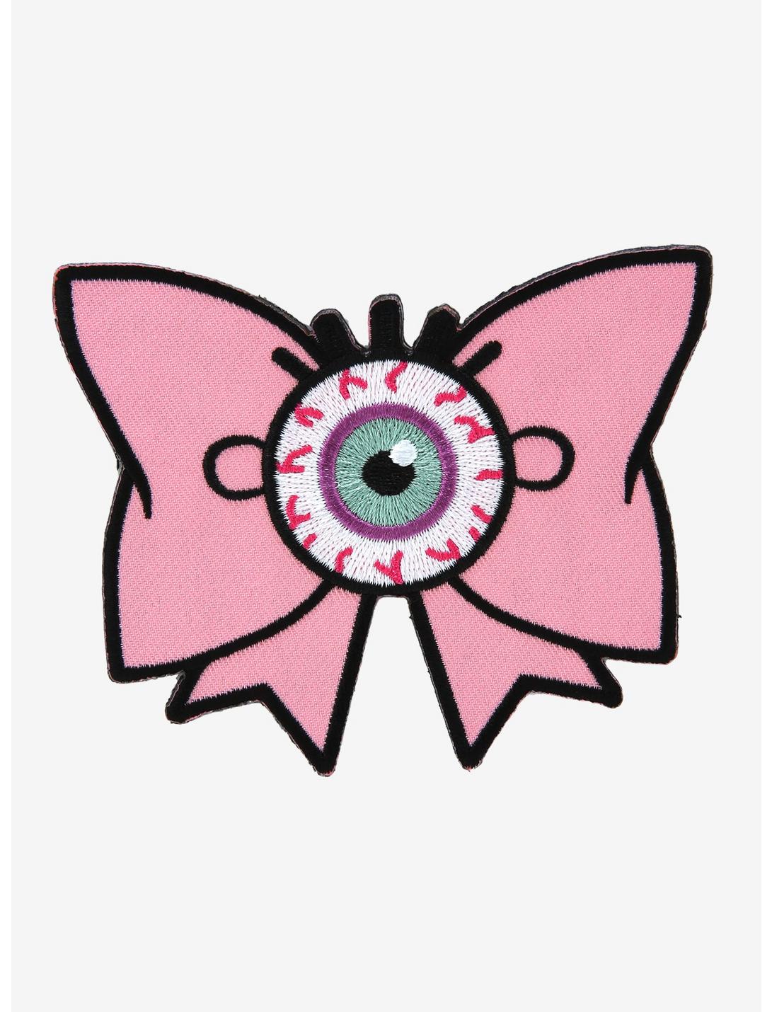 Loungefly Pink Bow & Eyeball Patch, , hi-res