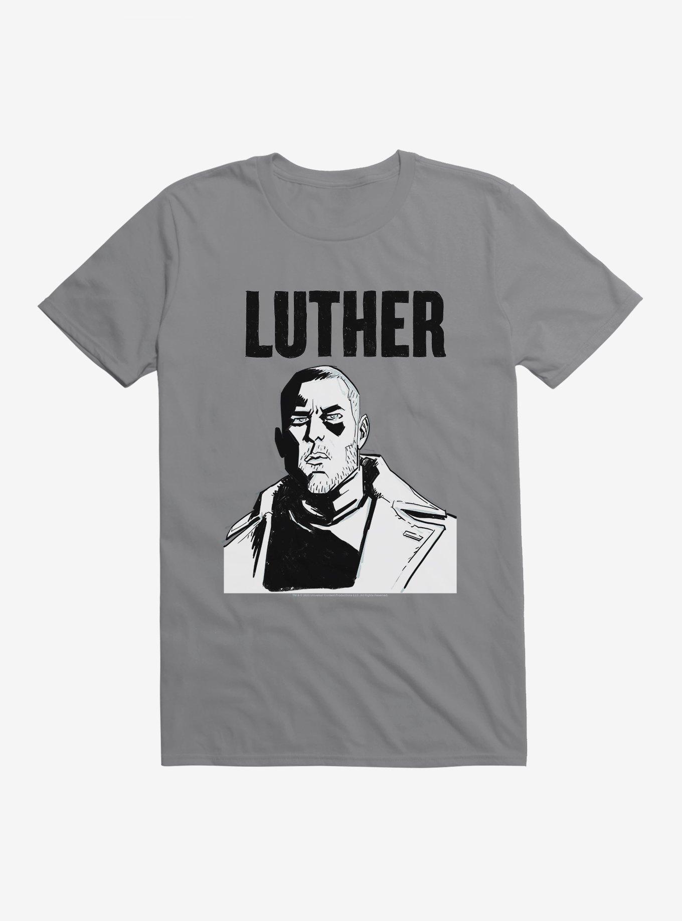 The Umbrella Academy Monochrome Luther T-Shirt, STORM GREY, hi-res