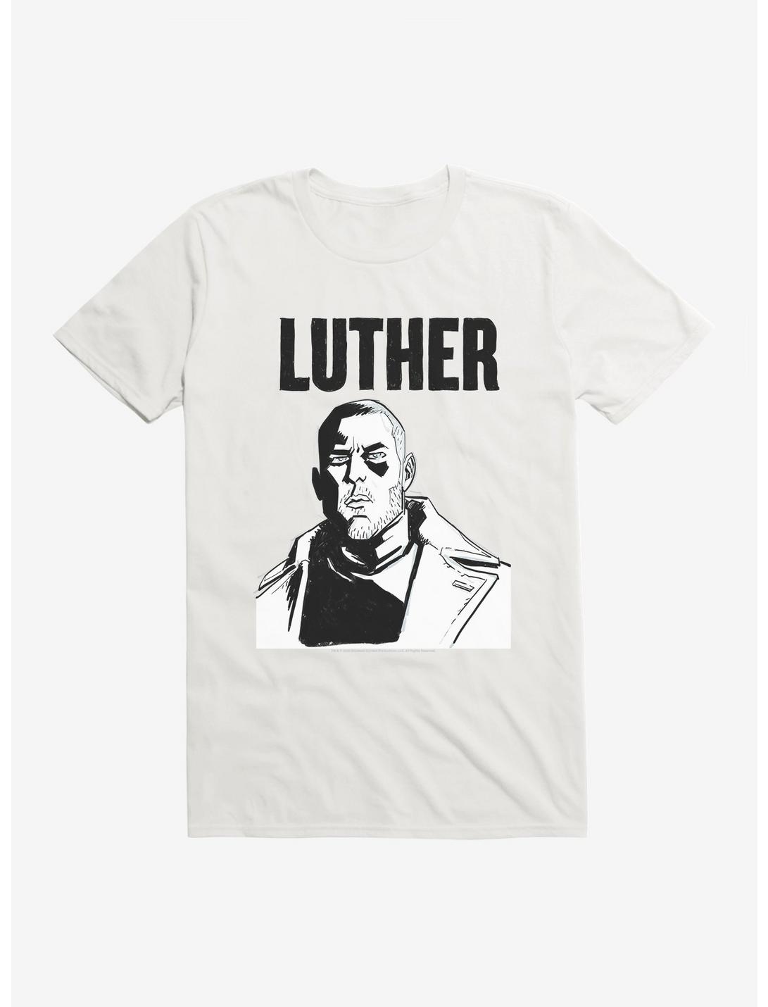 The Umbrella Academy Monochrome Luther T-Shirt, WHITE, hi-res