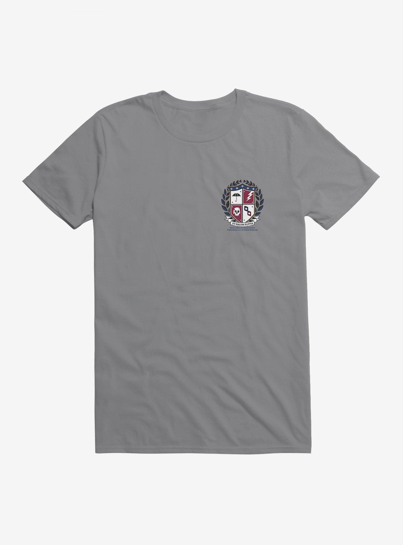 The Umbrella Academy Ut Malum Pluvia Crest T-Shirt, , hi-res