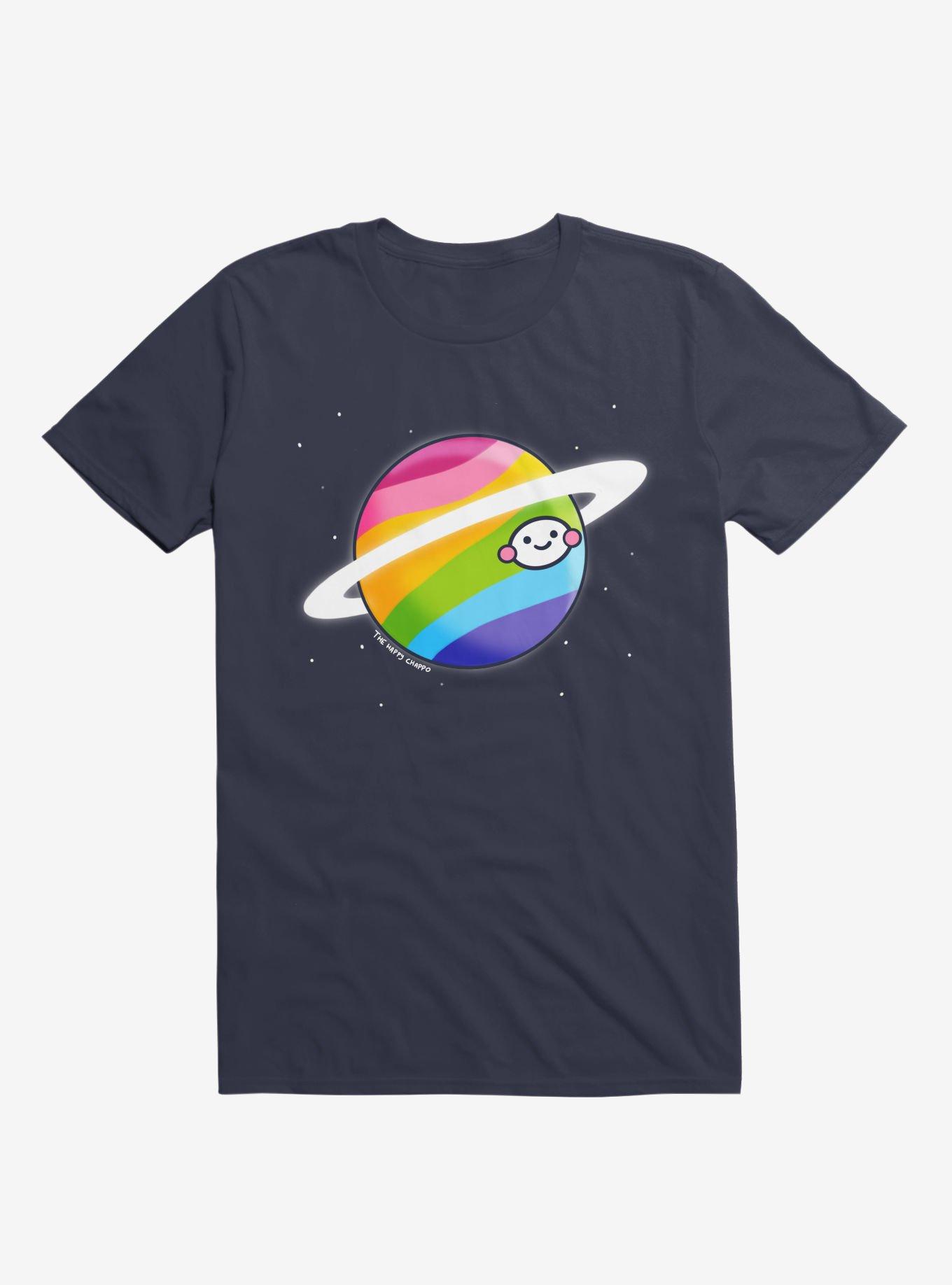 Planet Rainbow T-Shirt, NAVY, hi-res