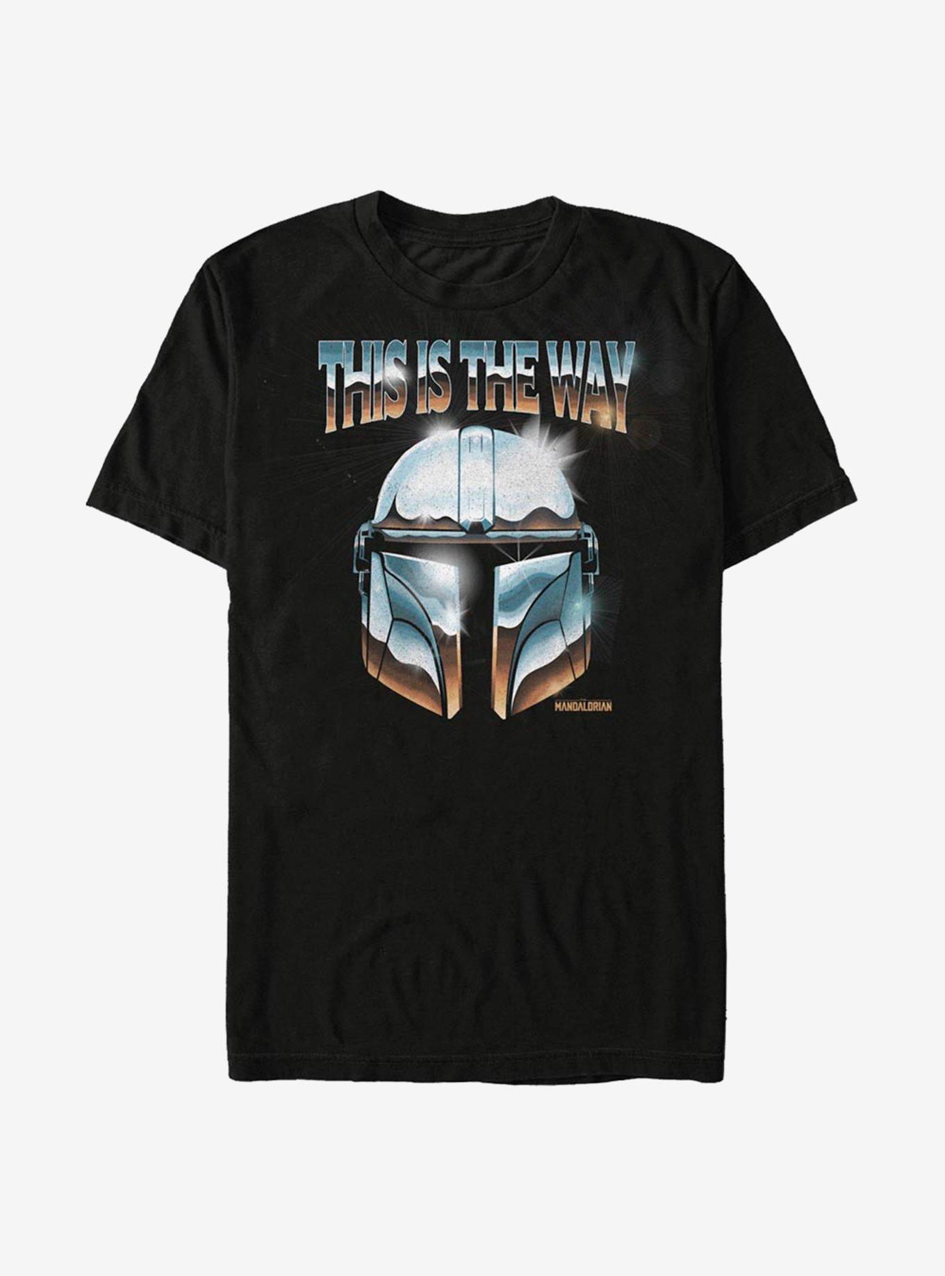 Star Wars The Mandalorian Chrome Dome T-Shirt, BLACK, hi-res