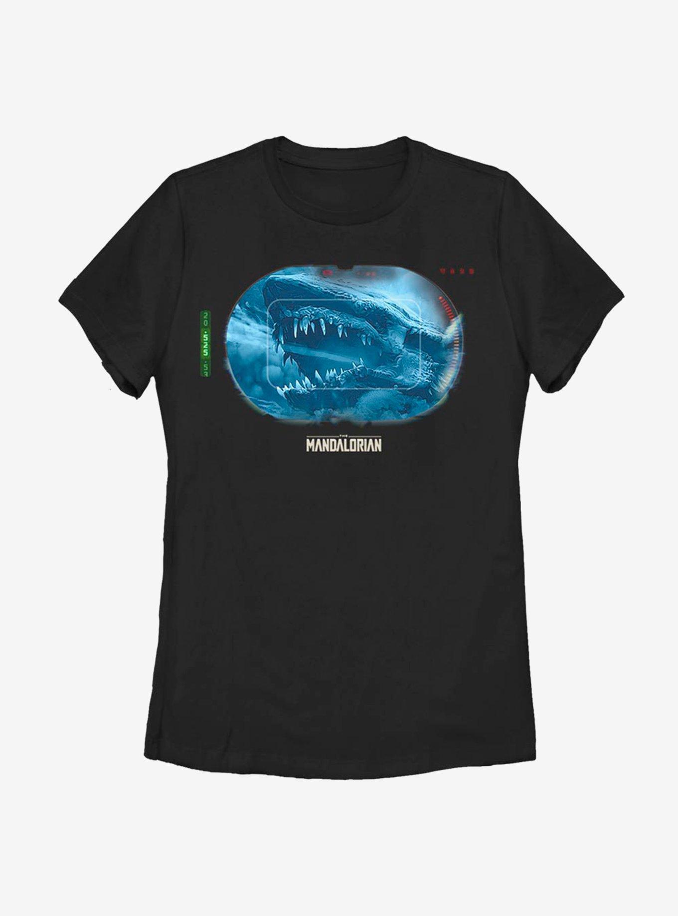 Star Wars The Mandalorian Dragon Targeted Womens T-Shirt, , hi-res