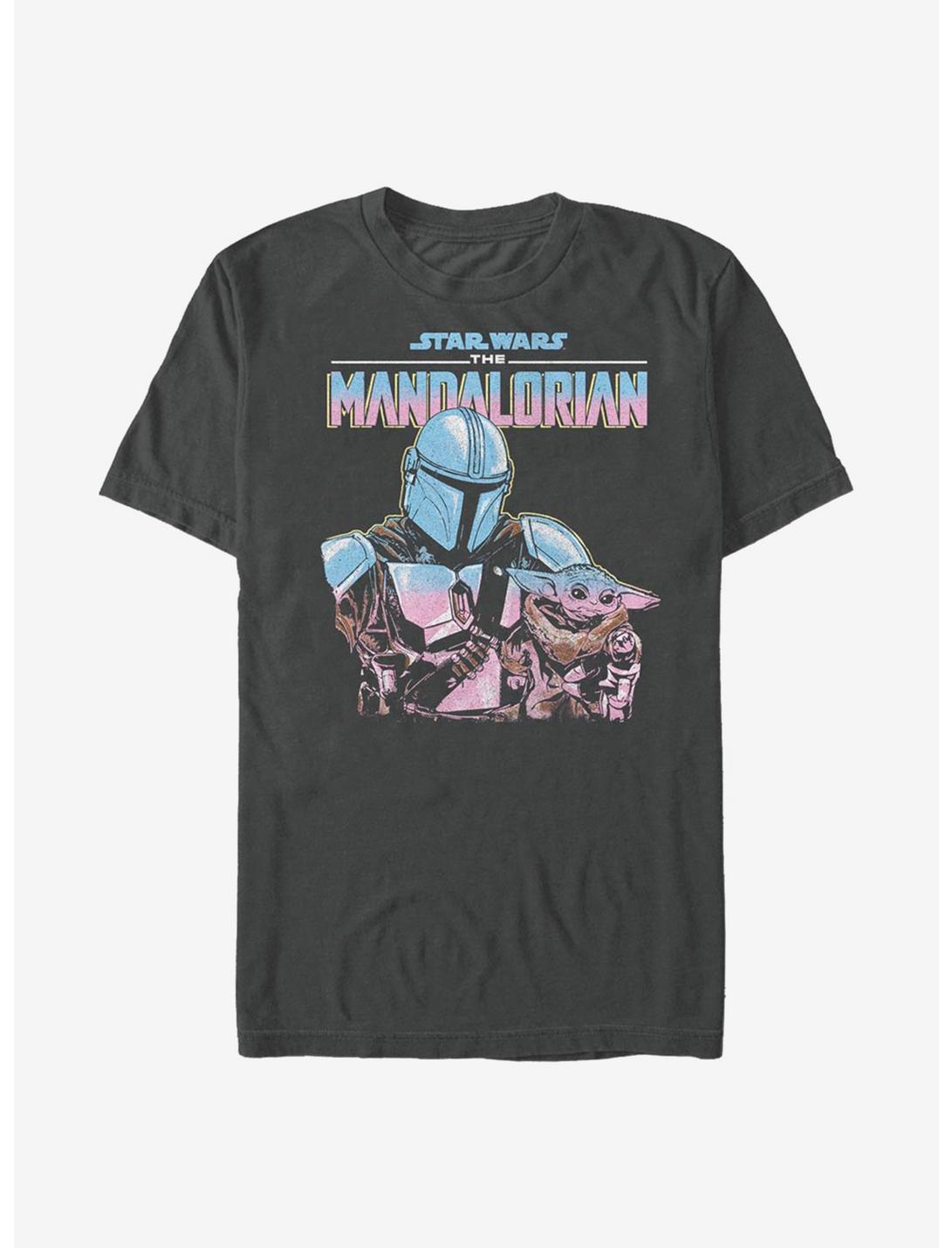 Star Wars The Mandalorian Lone Wolf T-Shirt, CHARCOAL, hi-res