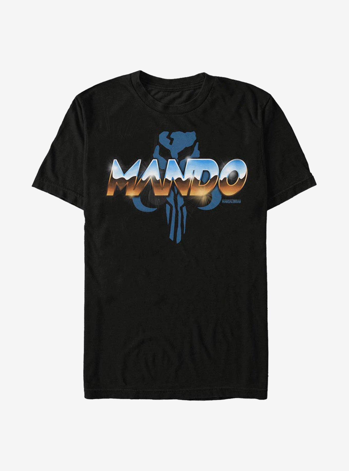 Star Wars The Mandalorian Mando Chrome T-Shirt, , hi-res