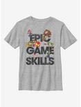 Nintendo Super Mario Epic Game Skills Youth T-Shirt, ATH HTR, hi-res