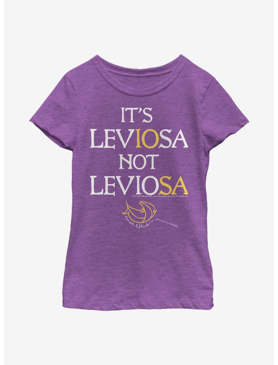 Harry Potter Leviosa Youth Girls T-Shirt, PURPLE BERRY, hi-res