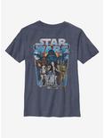 Star Wars Classic Battle Youth T-Shirt, NAVY HTR, hi-res