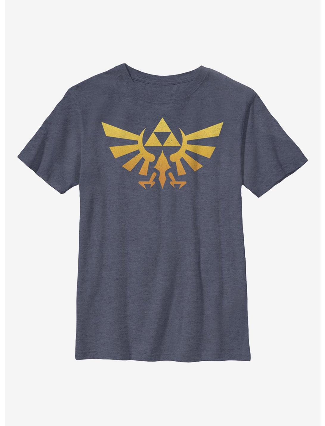 Nintendo The Legend Of Zelda Gradientforce Youth T-Shirt, NAVY HTR, hi-res