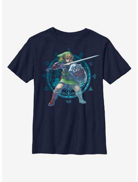 Nintendo The Legend Of Zelda Link Brandishing Youth T-Shirt, , hi-res