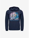 Disney Donald Duck Daisy And Donald Hoodie, NAVY, hi-res