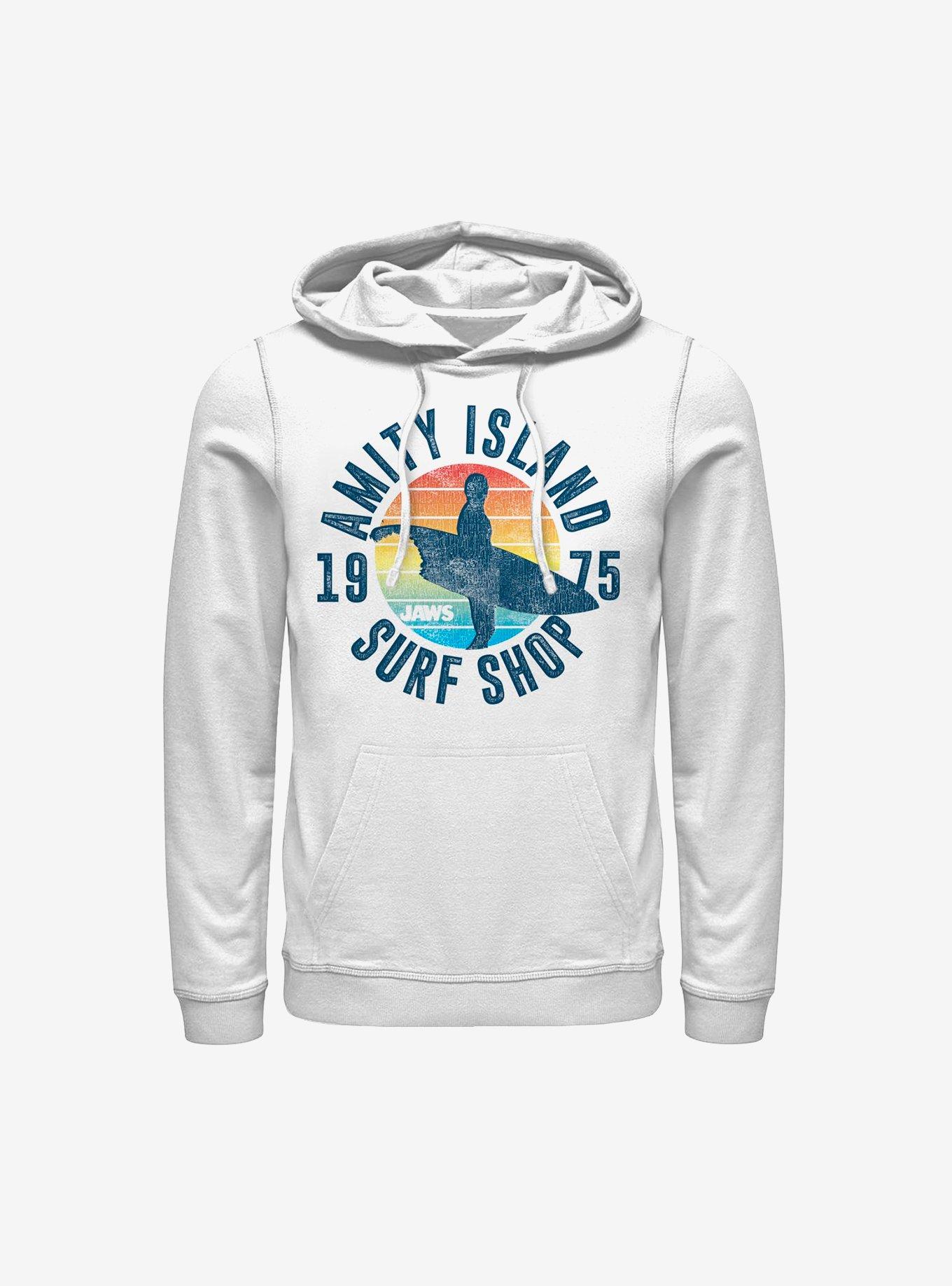 Jaws Amity Surf Shop Hoodie WHITE BoxLunch