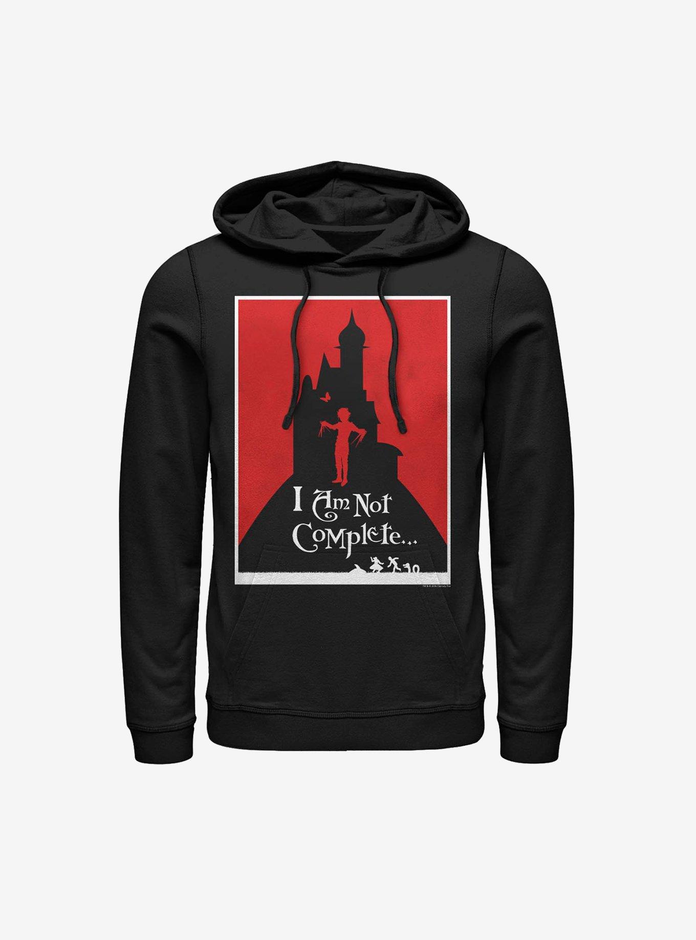 Edward Scissorhands Minimal Poster Hoodie, BLACK, hi-res