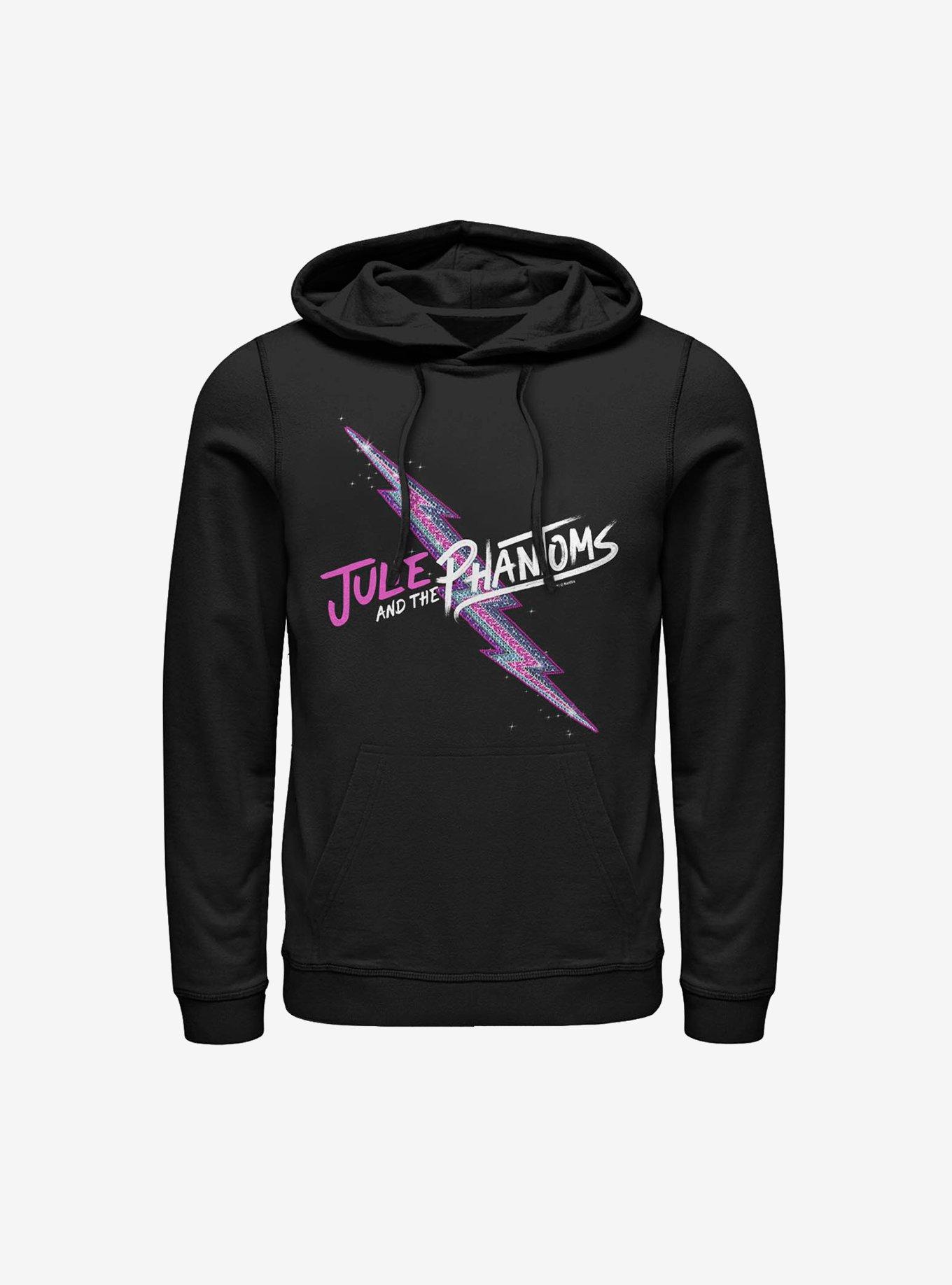 Julie And The Phantoms Lightning Bolt Hoodie, BLACK, hi-res