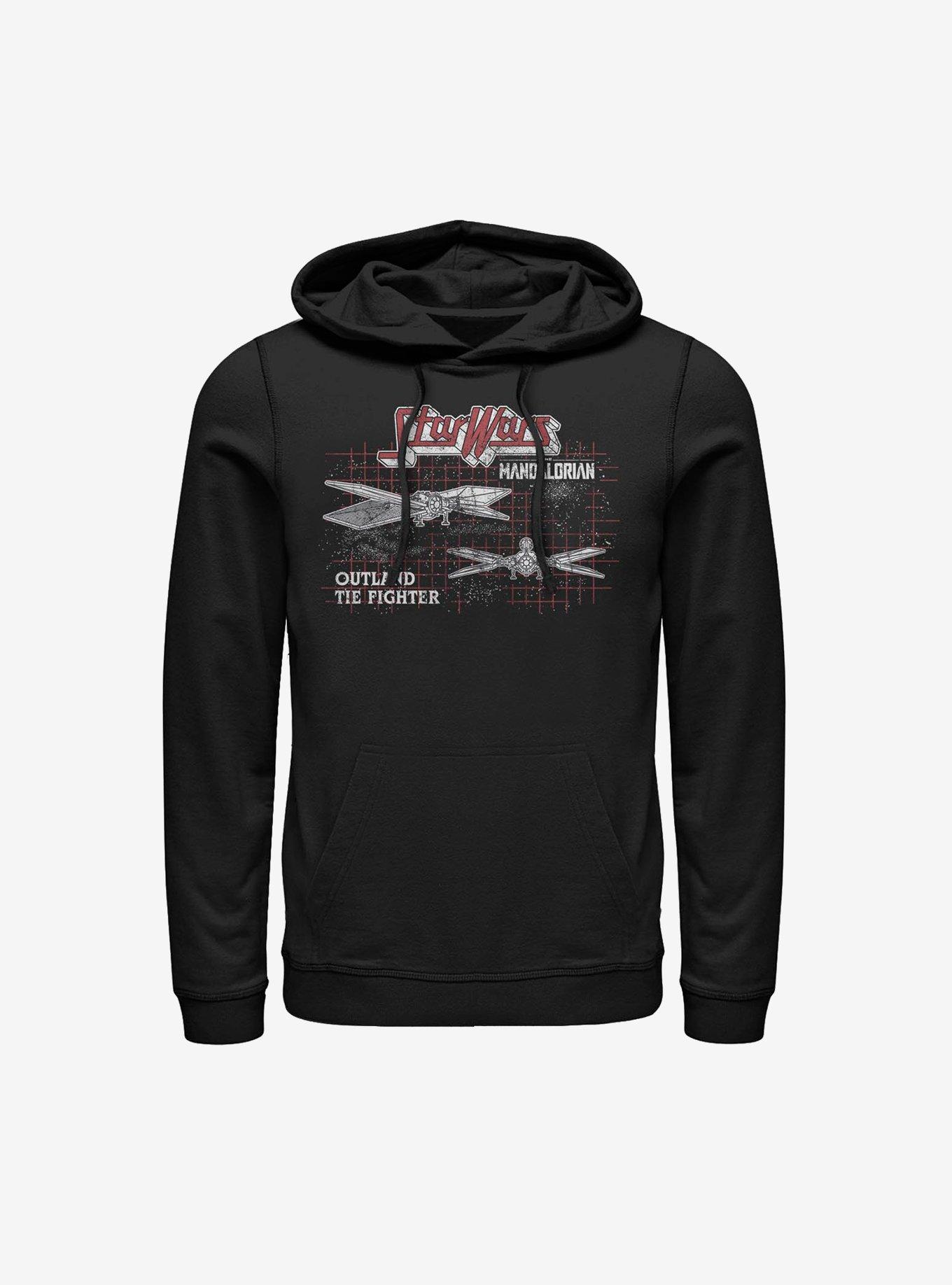 Star Wars The Mandalorian Outland Grid Hoodie, , hi-res