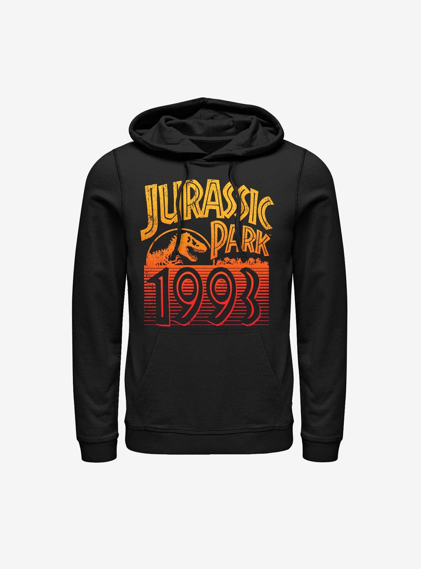 Jurassic Park Classic Sunset Hoodie, BLACK, hi-res