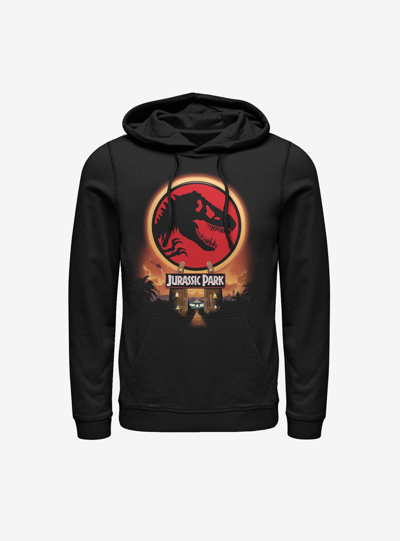 Jurassic Park Now Open Hoodie, BLACK, hi-res