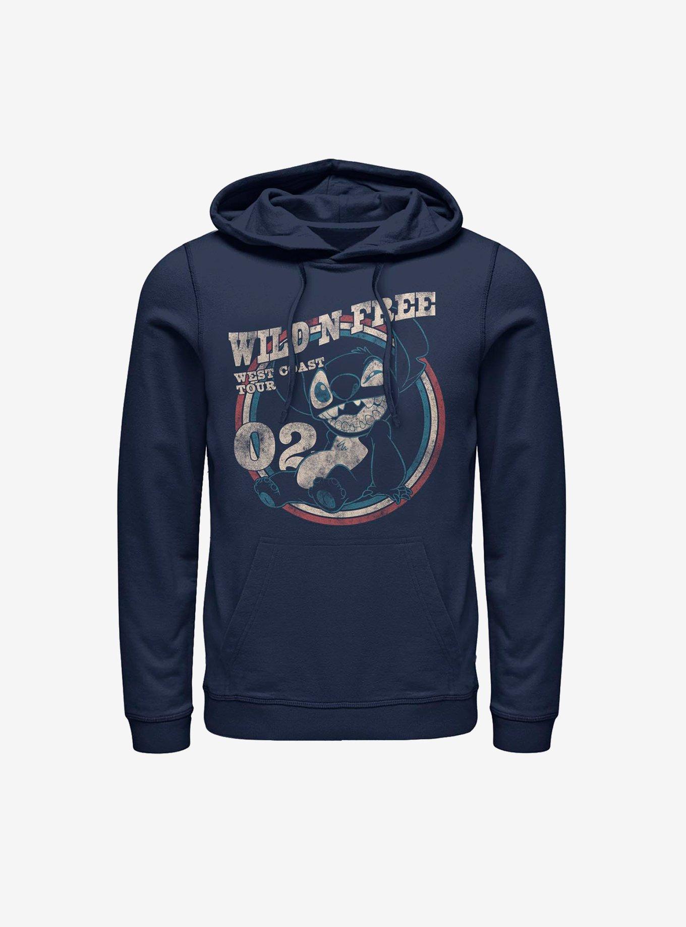 Disney Lilo And Stitch Americana Circle Hoodie, , hi-res