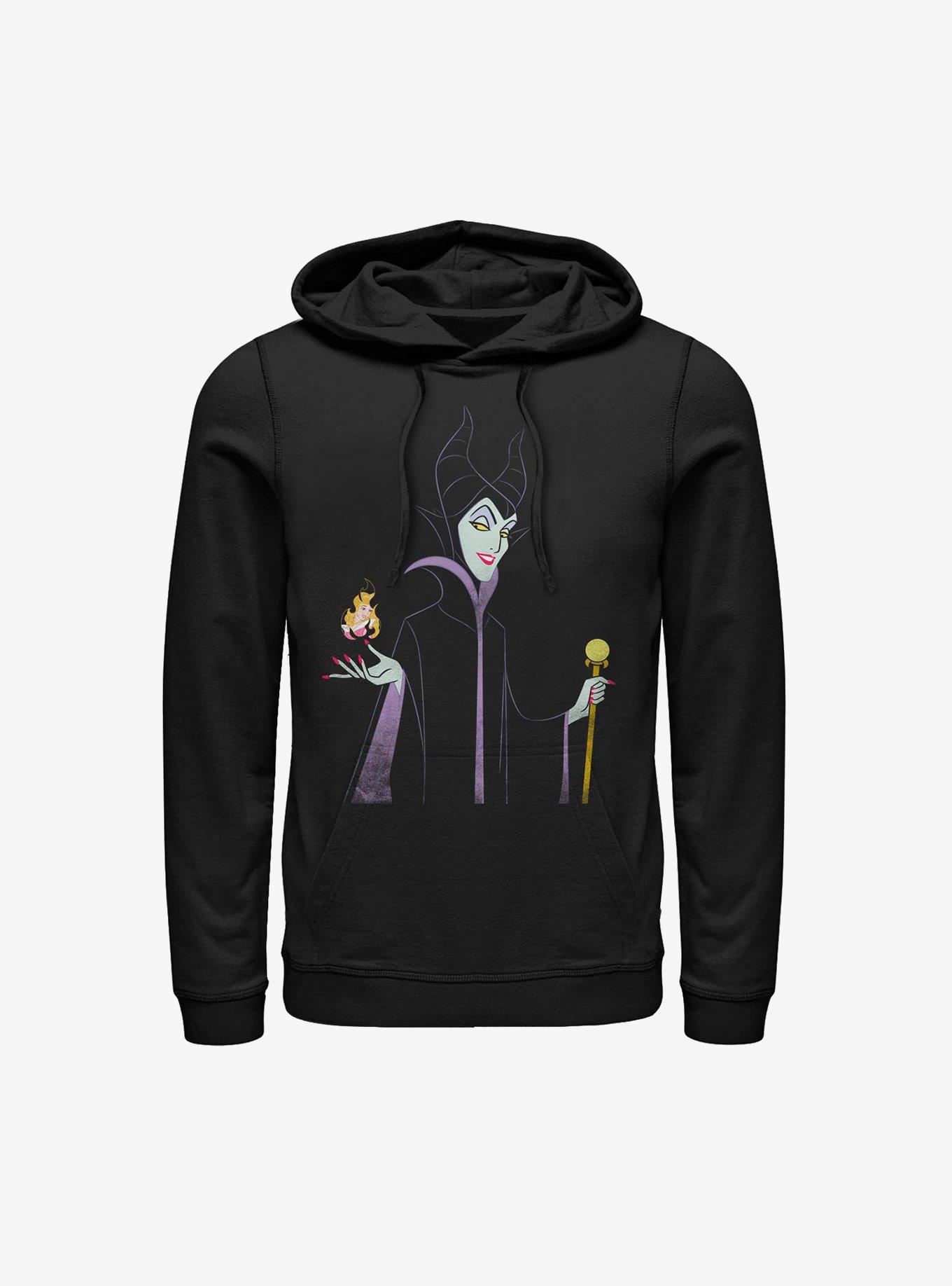 Disney Sleeping Beauty Minimal Maleficent Hoodie, , hi-res
