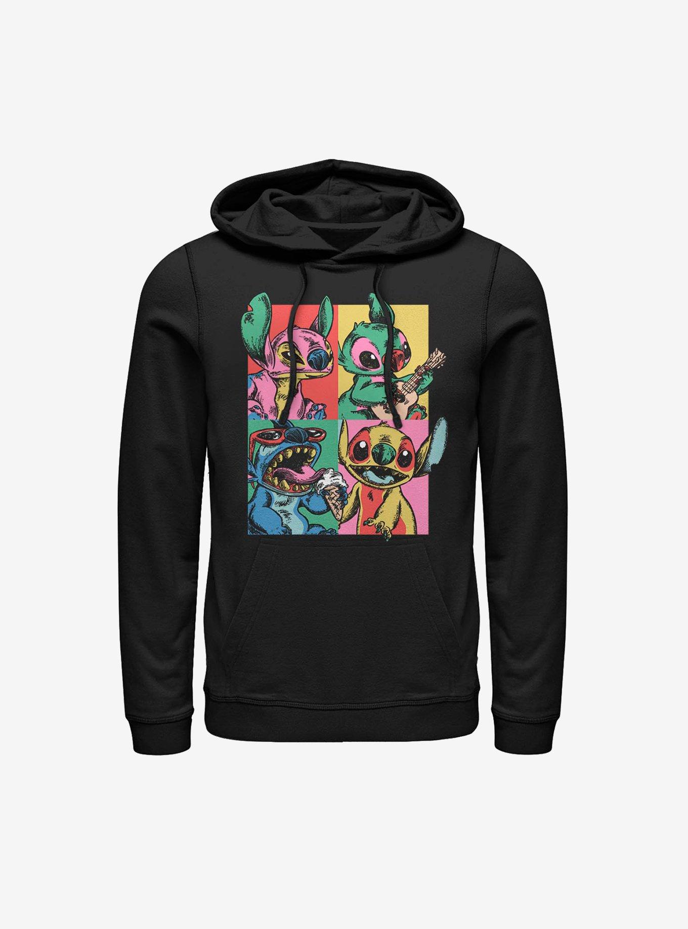 Disney Lilo And Stitch Grunge Stitch Hoodie, , hi-res