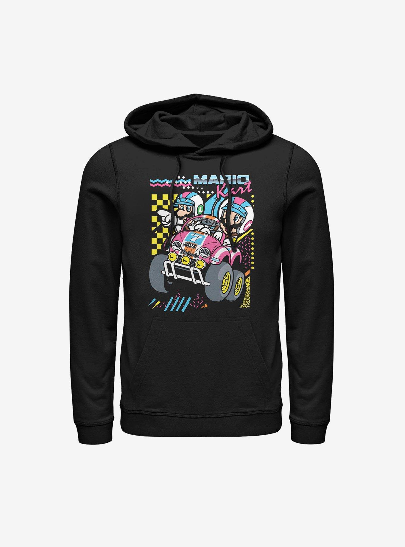 Nintendo Super Mario Kart Dart Hoodie, BLACK, hi-res