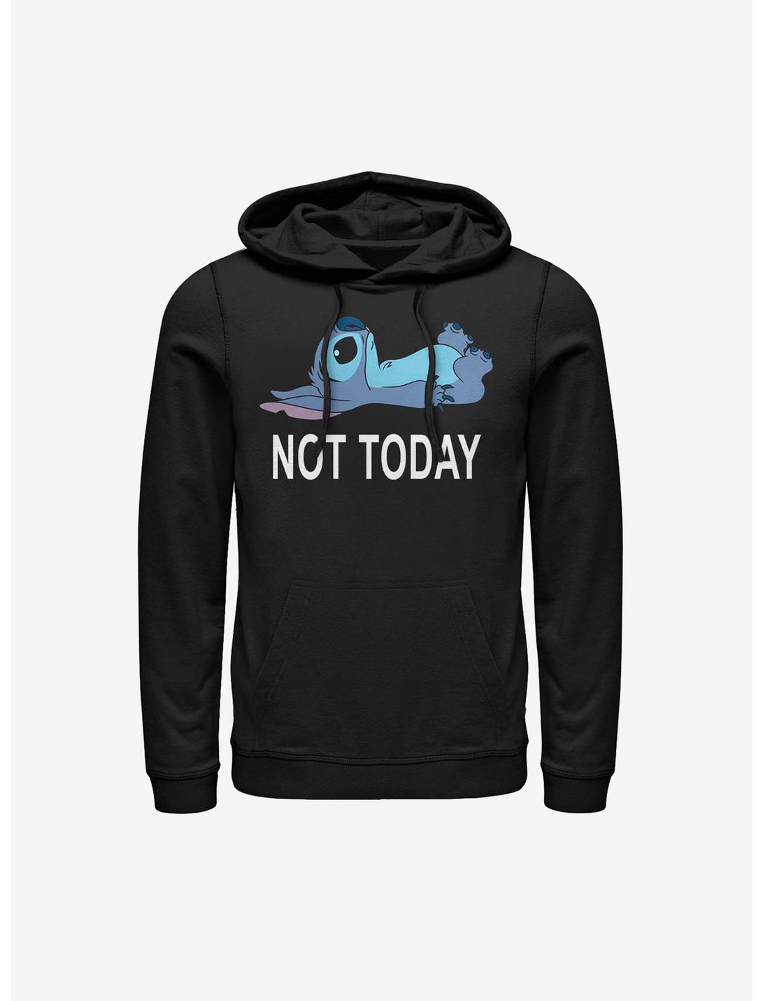Disney Lilo And Stitch Not Today Hoodie, BLACK, hi-res