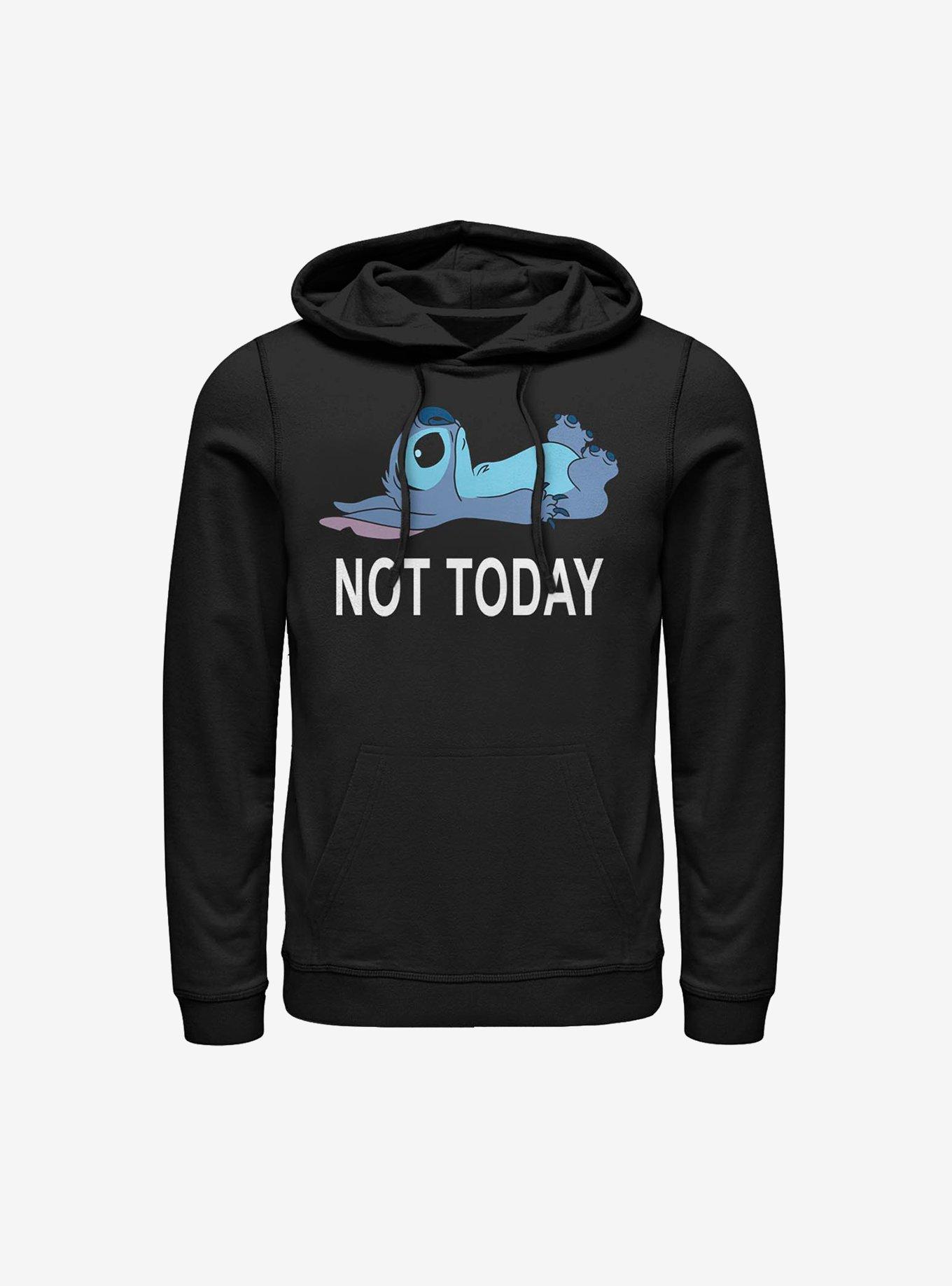 Disney Lilo And Stitch Not Today Hoodie, BLACK, hi-res