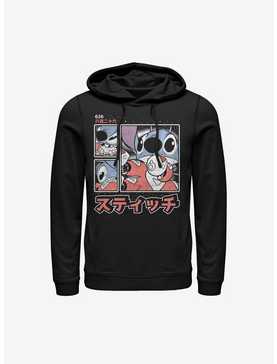 Disney Lilo And Stitch Japanese Text Hoodie, , hi-res