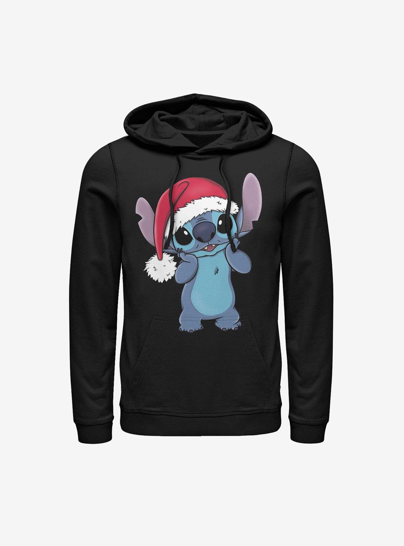 Disney Lilo And Stitch Santa Hat Hoodie, , hi-res