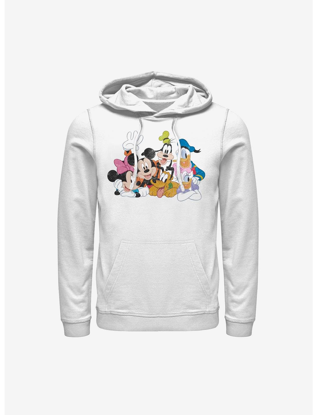 Disney Mickey Mouse Group Hoodie, WHITE, hi-res
