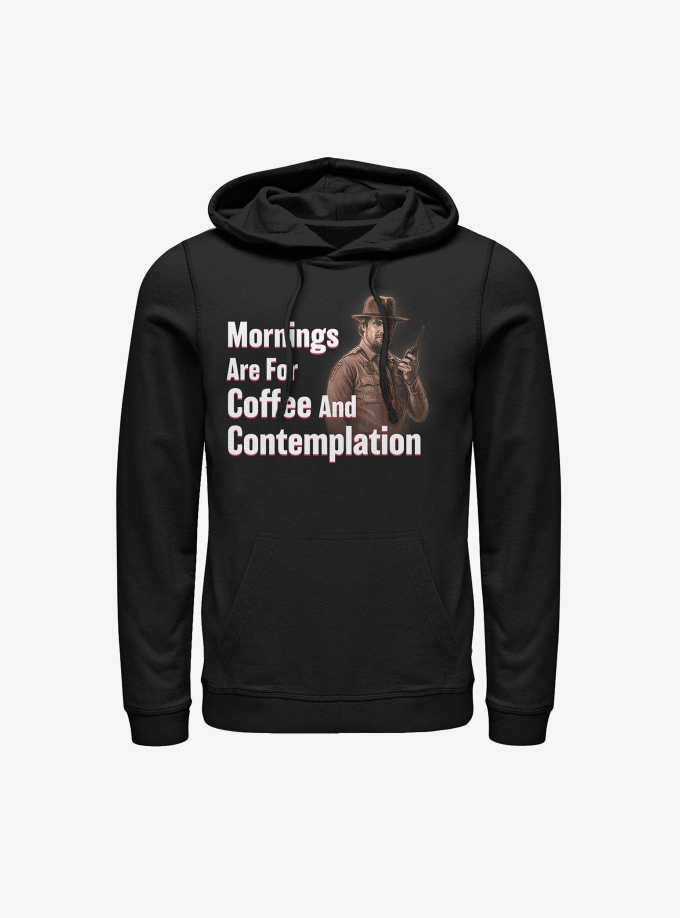 Stranger Things Coffee And Contemplation Hoodie, , hi-res