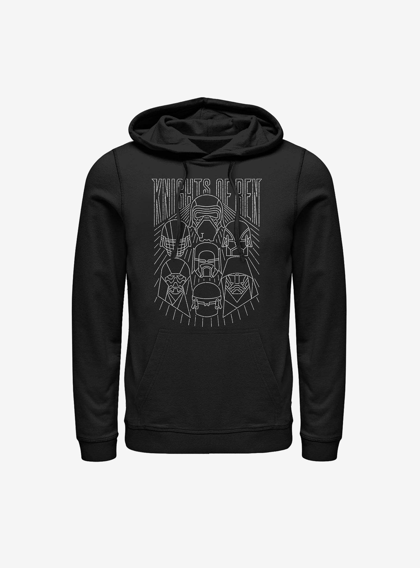 Star Wars Episode IX: The Rise Of Skywalker Simple Outlines Hoodie, , hi-res