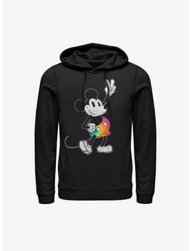 Disney Mickey Mouse Tie Dye Mickey Stroked Hoodie, , hi-res