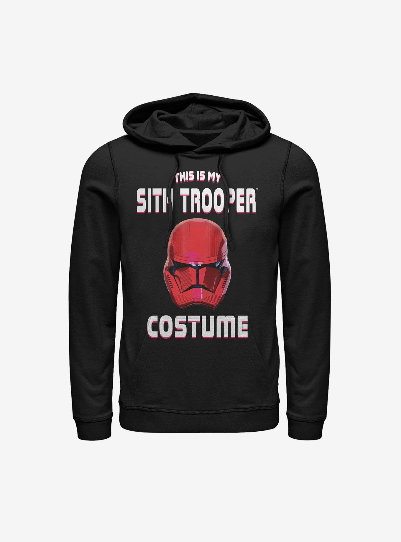 Star Wars Episode IX: The Rise Of Skywalker Sith Trooper Costume Hoodie, BLACK, hi-res