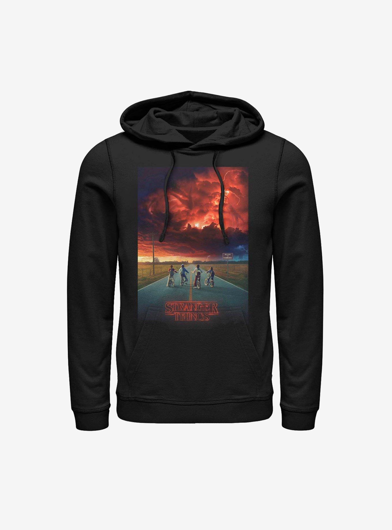 Stranger Things Demogorgon Cloud Poster Hoodie, , hi-res