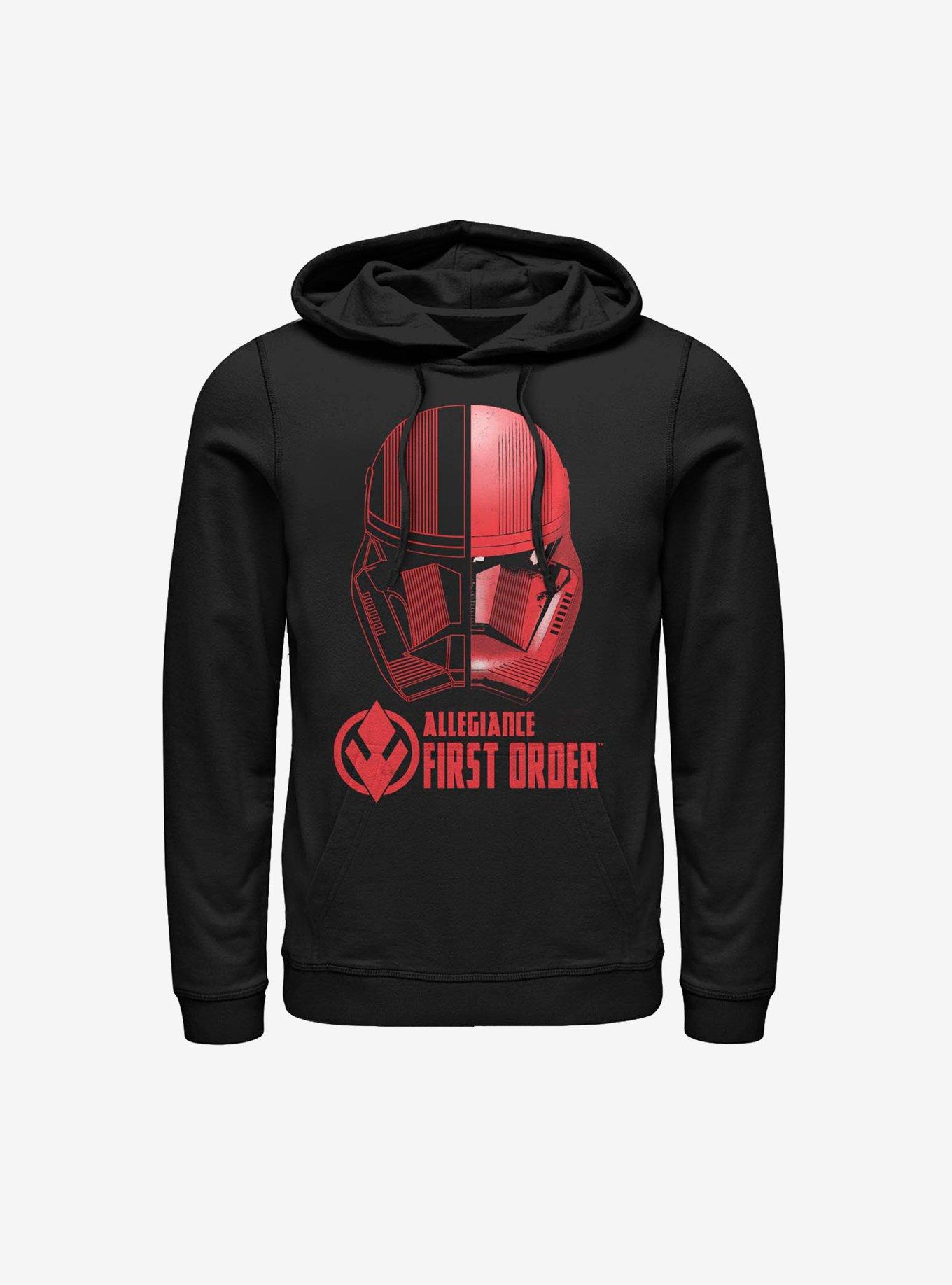 Star Wars Episode IX: The Rise Of Skywalker Split Sith Trooper Hoodie, , hi-res