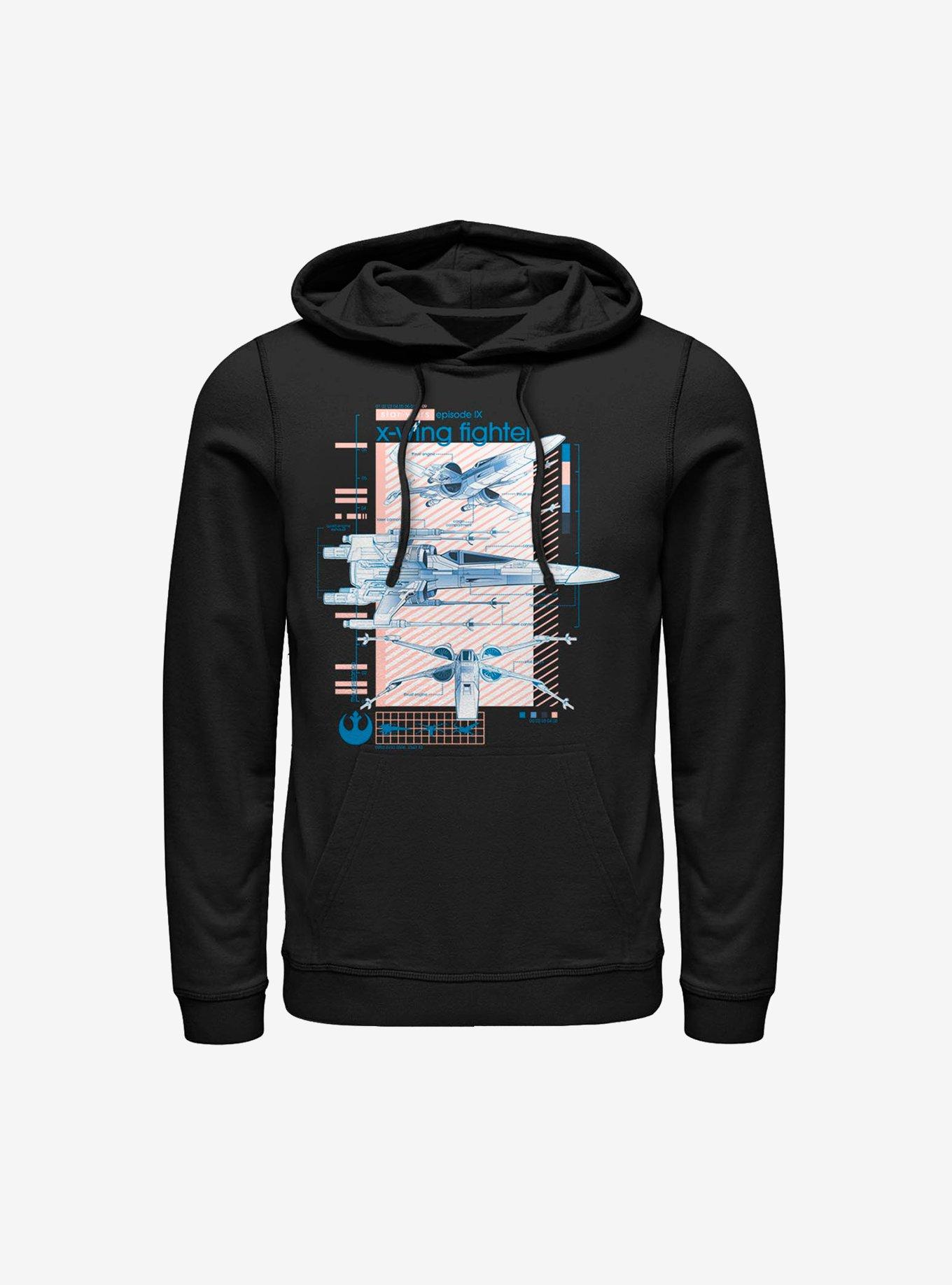 Star Wars Episode IX: The Rise Of Skywalker Xwingers Ninety Hoodie, , hi-res
