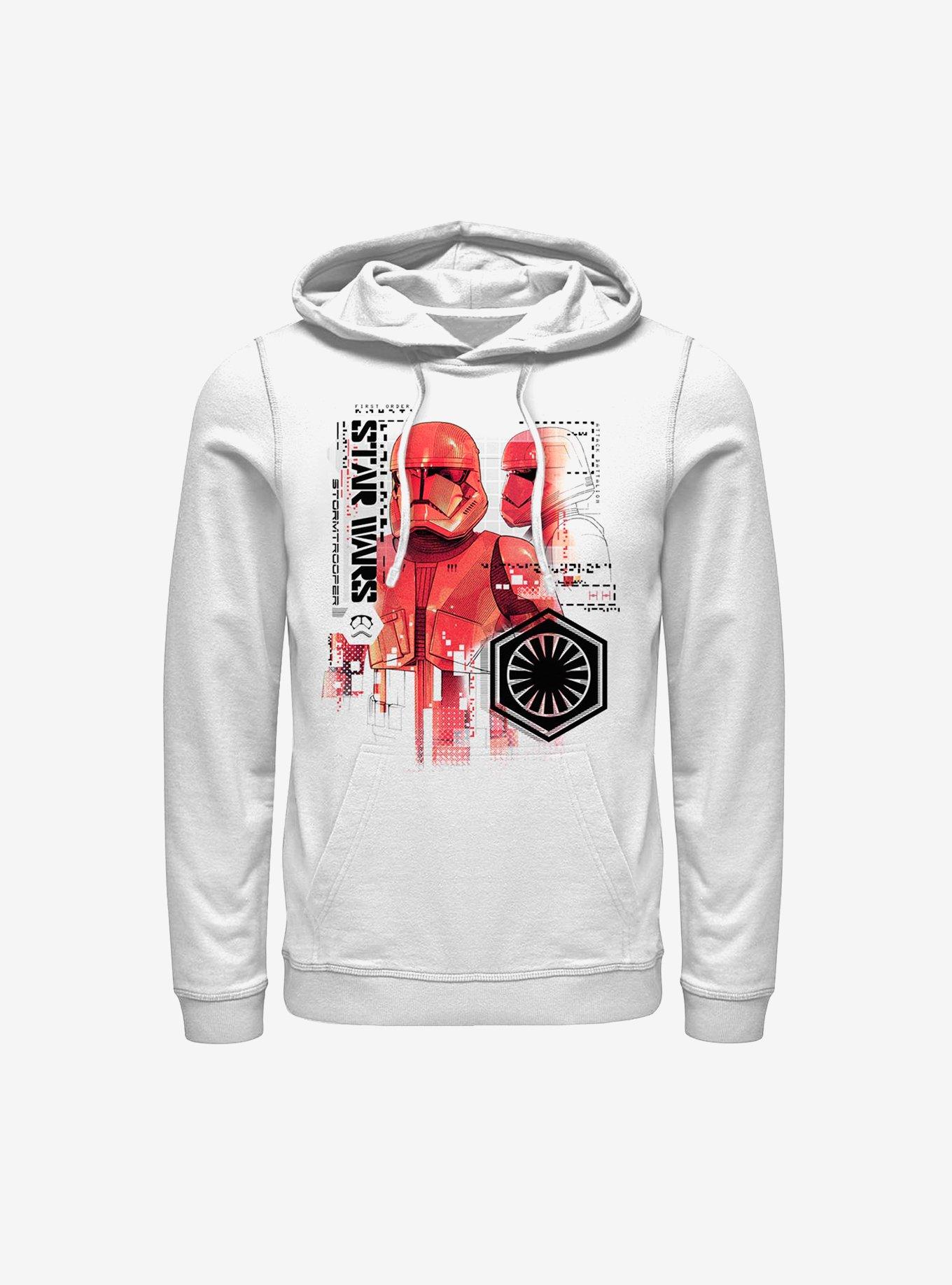 Star Wars Episode IX: The Rise Of Skywalker Red Trooper Schematic Hoodie, , hi-res