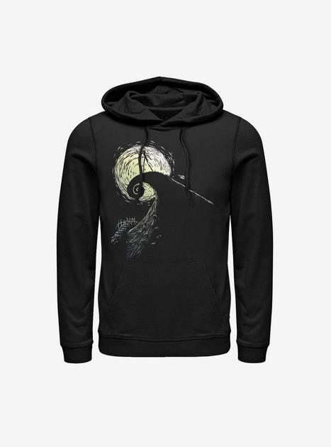 Disney The Nightmare Before Christmas Spiral Hill Jack Hoodie - BLACK ...