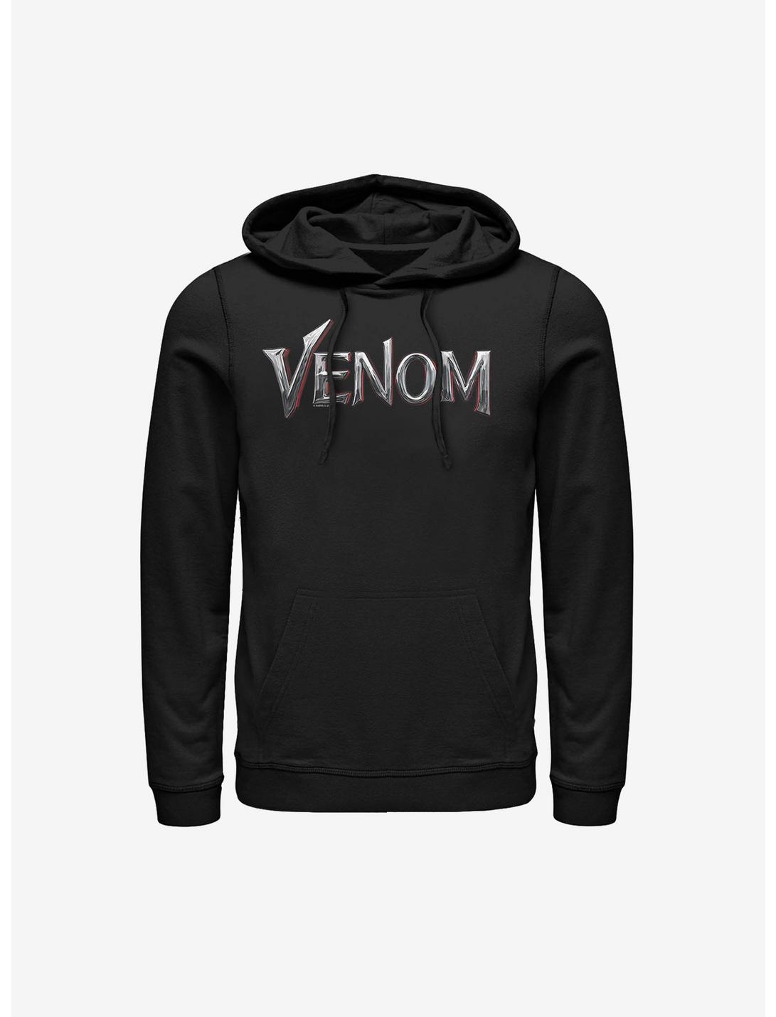 Marvel Venom Chrome Logo Hoodie, BLACK, hi-res