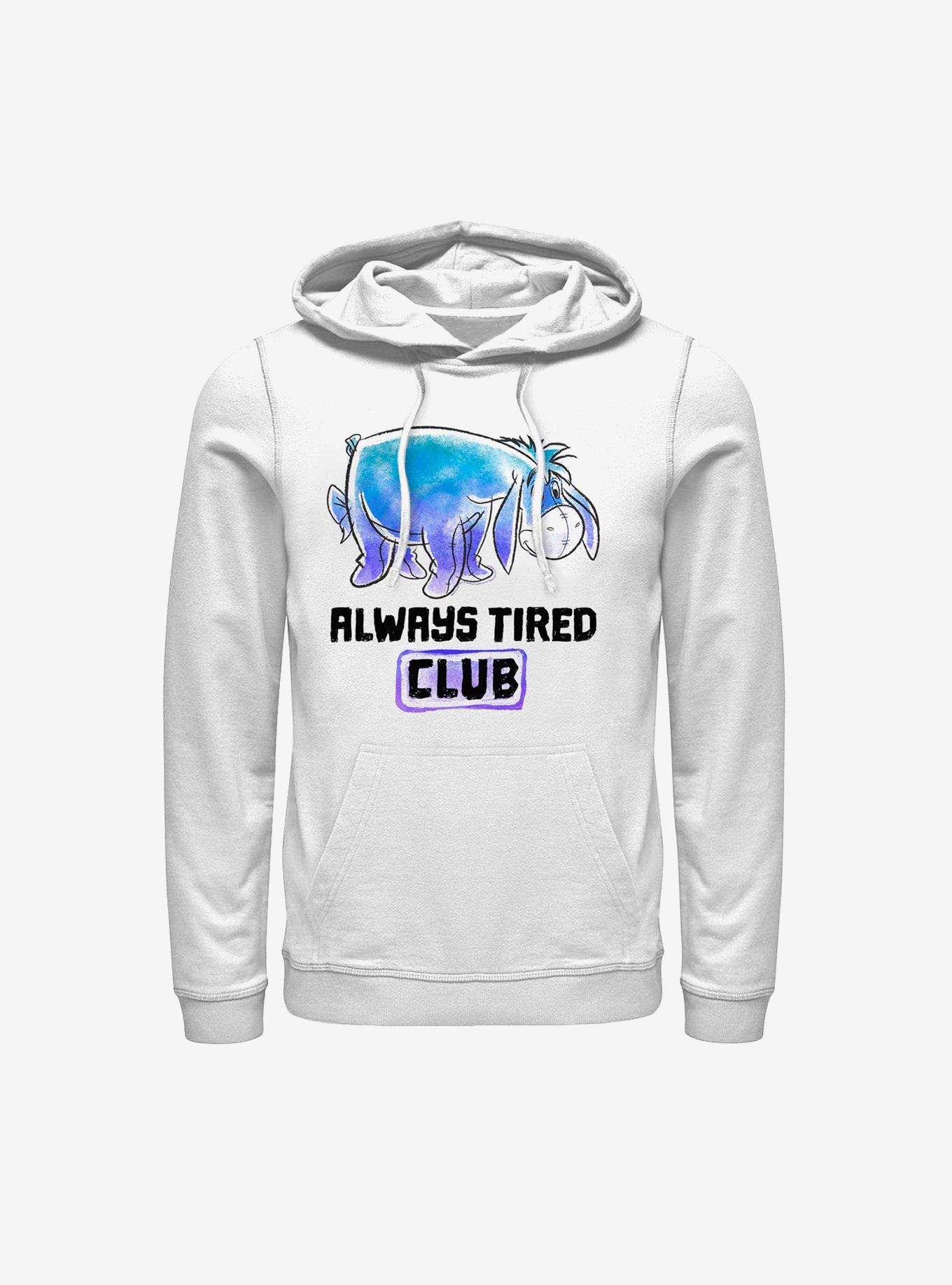 Disney Winnie The Pooh Eeyore Tired Club Hoodie, , hi-res