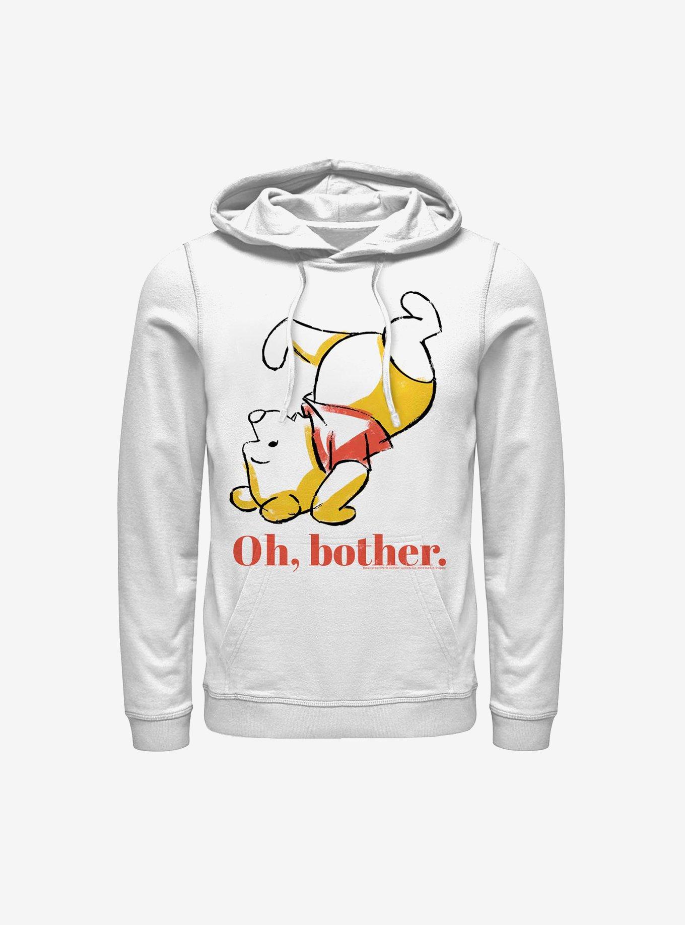 Disney Winnie The Pooh Oh Bother Bear Hoodie, WHITE, hi-res